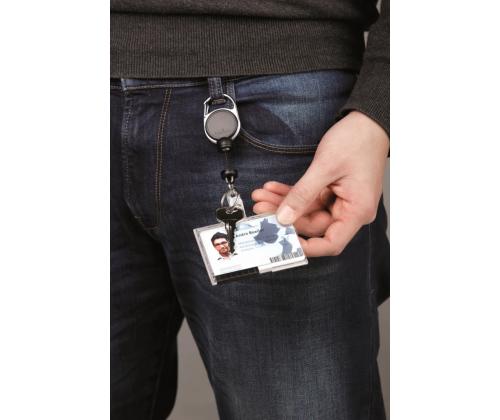 Yo-yo karabiinilla musta