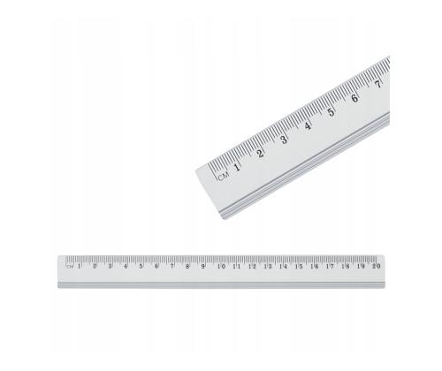 Viivain 20cm metalli