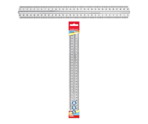 Viivain 30cm muovikahvalla läpinäkyvä ERICH KRAUSE