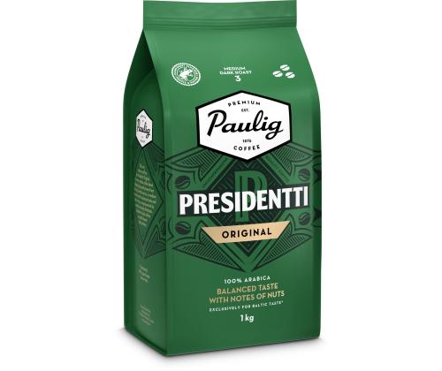 Kahvipavut PAULIG Original Strong Presidentti 1kg