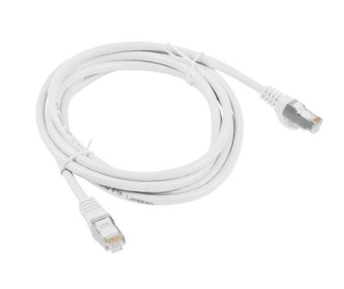 Verkkokaapeli LANBERG Patchcord RJ45 cat.6 FTP 0,5m valkoinen