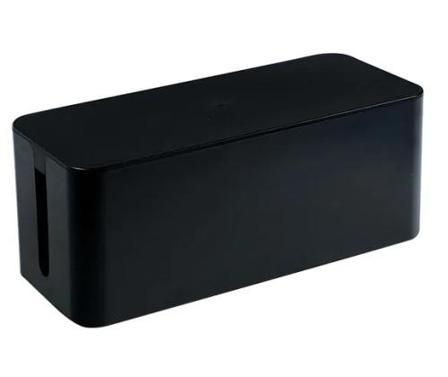 Kaapelin järjestäjälaatikko YELLOW ONE 405x155x135mm musta