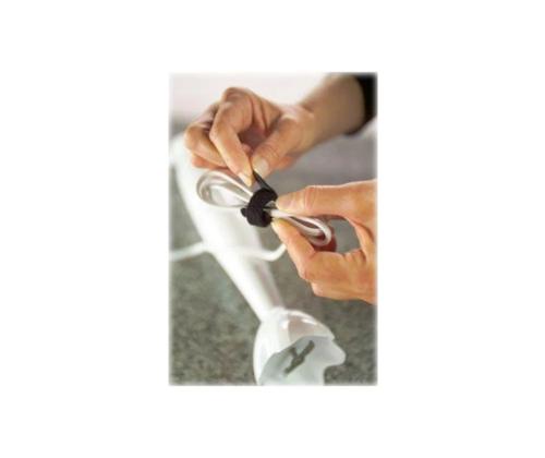 Kaapelin manager Tesa On&Off 5mx10mm musta