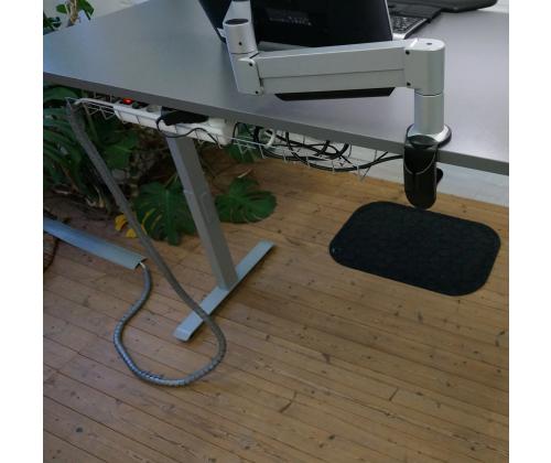 Kaapelikori ristikko Maxi harmaa