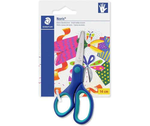 Sakset vasempaan ja oikeaan käteen STAEDTLER Noris 14cm kumikahvalla