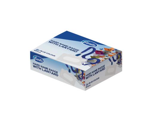 Korttiteline 55x90mm sinisellä kaulanauhalla