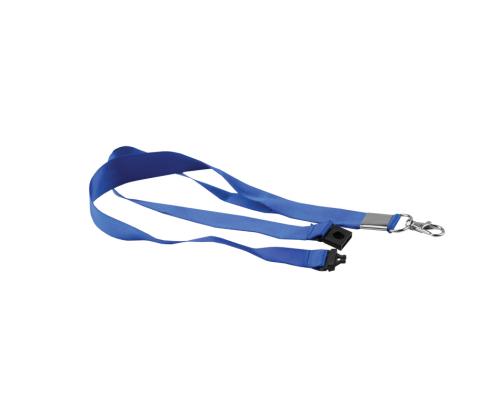 Kaulus pikakarbiinihaarukalla FOROFIS 45x2cm sininen