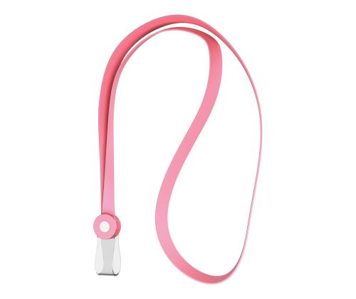 Silikoninen kaulanauha ERICH KRAUSE 40cm pinkki