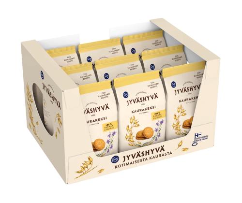 Kaurakeksejä JYVÄSHYVÄ 100% kaurajauhoja 350g