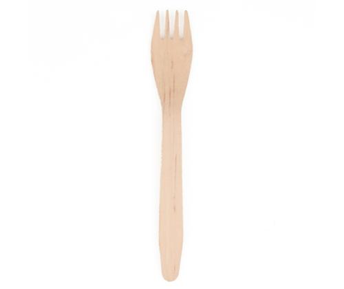 Puuhaarukka biohajoava 100 kpl