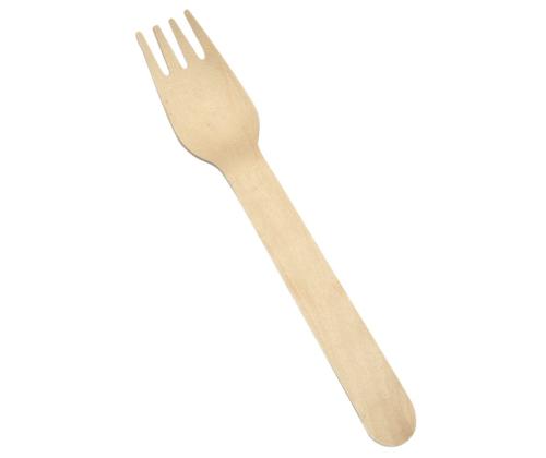 Kahvel kasepuidust SMILE biolagunevad 20 tk