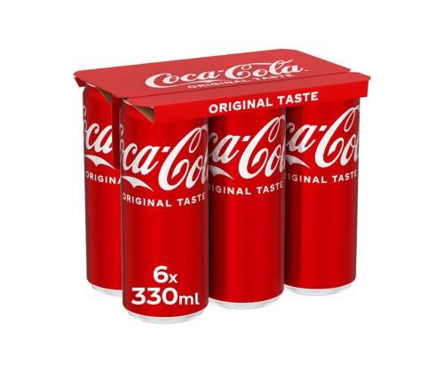 Virvoitusjuoma 6 kpl COCA-COLA 6 x 330 ml tölkki