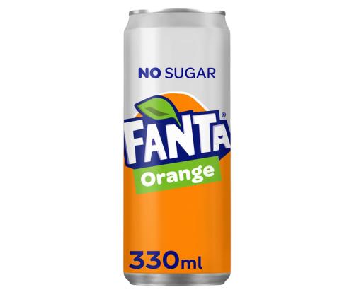 Virvoitusjuoma FANTA Zero 330ml tölkissä