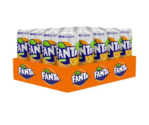 Virvoitusjuoma FANTA Zero 330ml tölkissä