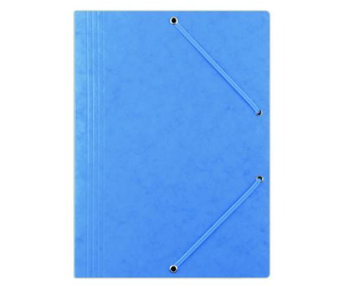 Kulmalukkokansio A4 kiiltopahvi sininen