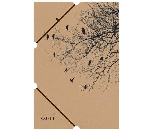 Kulmalukkokansio A3 ruskea pahvi