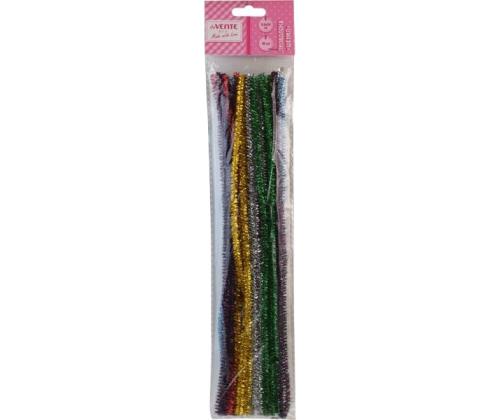 Hiuslanka 6mm 30cm 20kpl pakkauksessa, vihreä