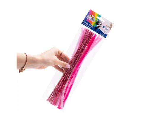 Hiuslanka 6mm 30cm 20kpl pakkauksessa, vaaleanpunaiset värit