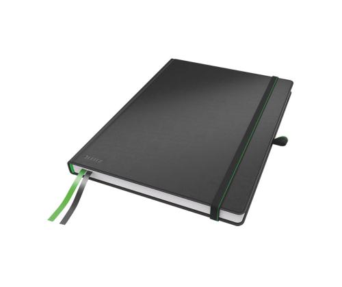 Konttorikirja A5 80a kuminauhalla musta