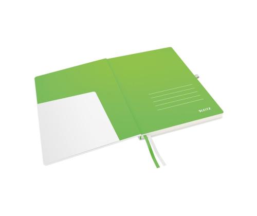 Konttorikirja A5 80a kuminauhalla musta