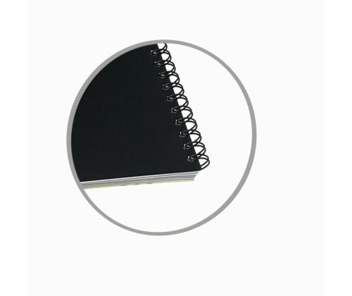 Kansi spiraalisidonnalla A4+ lineaarinen BANTEX Strong-Line 80 arkkia musta