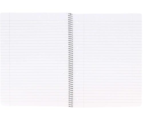 Kansi kierresidoksessa A4+ vuorattu BANTEX College Pad -pahvi kattaa 70 arkkia