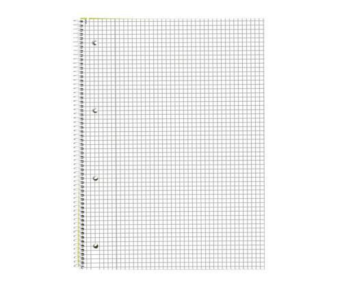 Kansio spiraalisidottu A4 neliö BRUNNEN Student perf. pahvikansilla 80 sivua