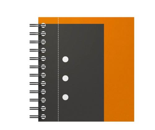 Kansi kierresidoksessa A5+ vuorattu OXFORD International Activebook muovikannet 80 sivua