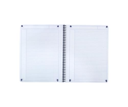 Kansi kierresidoksessa A5+ vuorattu OXFORD Touch -pahvikantiset punaiset 70 sivua