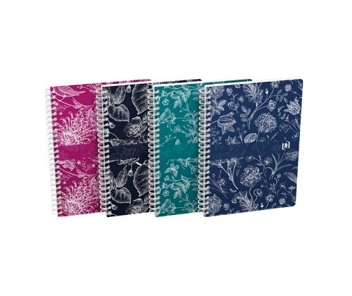 Kansi kierresidoksessa A5 OXFORD Romance pahvin kannet 60 sivua