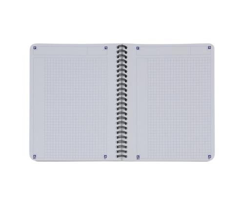 Kansi kierresidoksessa A5+ neliömäinen OXFORD Touch -pahvikannet mustat 70 arkkia