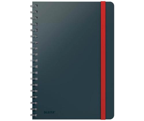 Kaustik spiraalköites B5 ruuduline plastkaaned hall LEITZ Cosy 80 lehte