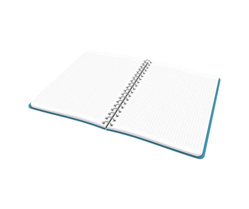 Kierrevihko B5 800 arkkia ruudutettu 5x5 kovakantinen Leitz Cosy sininen