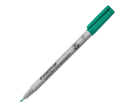 OHP-merkkikynä STAEDTLER Lumocolor 316 F 0,6mm pyyhittävä vihreä