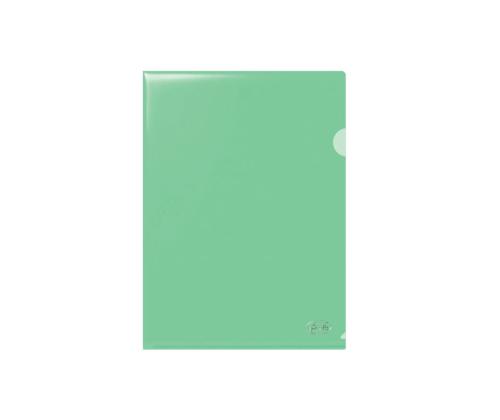 Kalvotasku L-tasku A4 FOROFIS 180mic 12kpl kirkas, vihreä