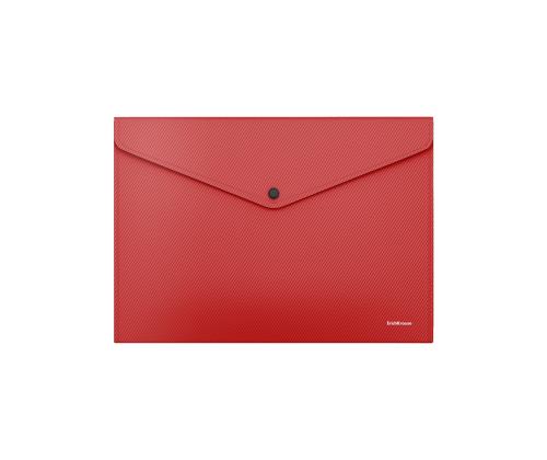 Muovikuori, jossa leima A4 ERICH KRAUSE Fizzy Classic, punainen