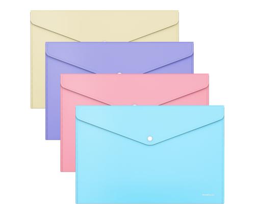 Muovikuori leimalla A4 ERICH KRAUSE Kiiltävä pastelli, lajitelma