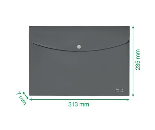 Muovinen kirjekuori C4 Leitz Recycled  sininen