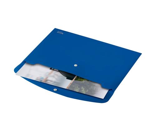 Muovinen kirjekuori C4 Leitz Recycled  sininen