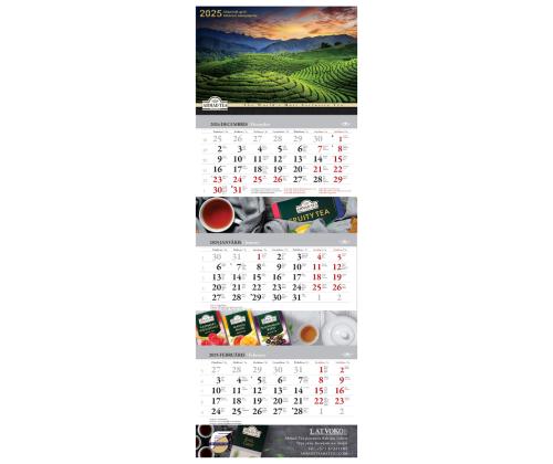 Lahjalehtinen Ahmad seinäkalenteri