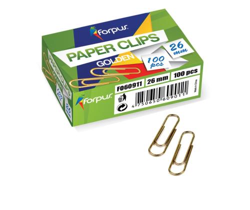 Paperiliitin 26mm 100kpl kupari