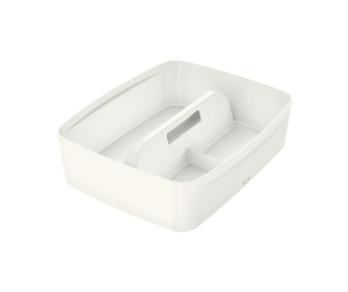 Muovilaatikko Leitz MyBox organizer L valkoinen