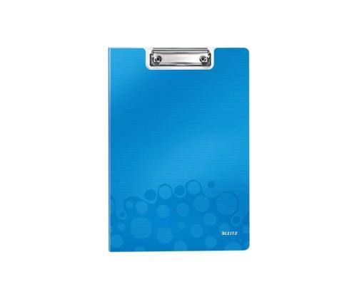 Kirjoituslehtiö kannella LEITZ WOW metallinsininen