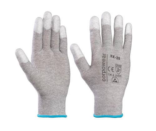 Nylon antistaattiset työkäsineet KK38 nro 8