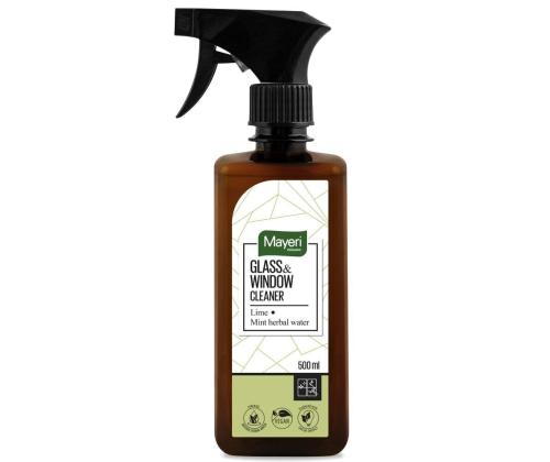 Lasinpuhdistusaine MAYERI Organic Lime + Mint Yrttivesi 500ml
