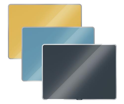 Lasilevy-magneettitaulu 600x400mm sininen LEITZ Cozy