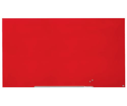 Lasilevy-magneettilevy NOBO Impression Pro 1900x1000mm, punainen