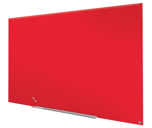 Lasilevy-magneettilevy NOBO Impression Pro 1900x1000mm, punainen