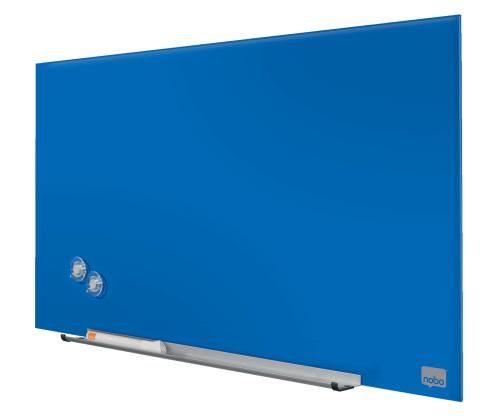 Lasilevy-magneettilevy NOBO Impression Pro 680x380mm, sininen