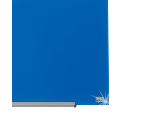 Lasilevy-magneettilevy NOBO Impression Pro 680x380mm, sininen